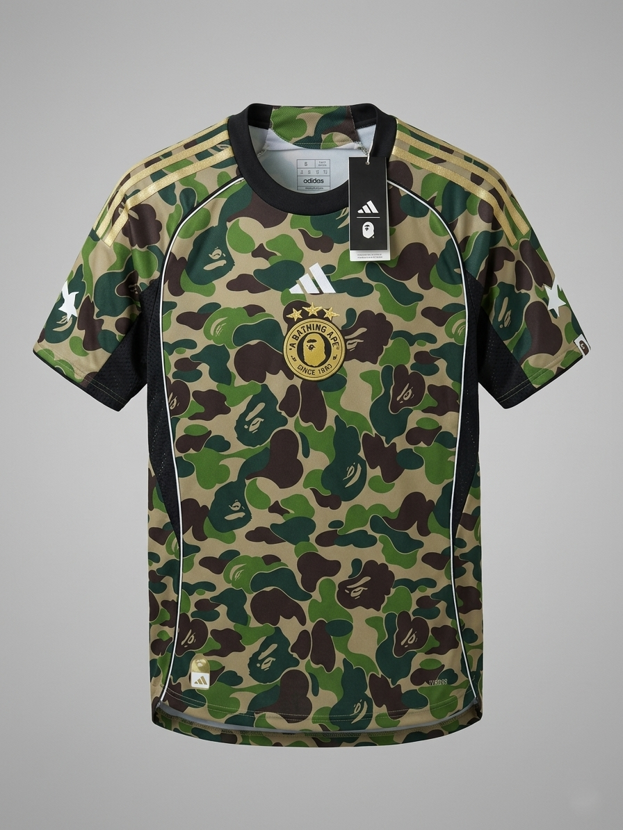 Adidas x BAPE "ABC Camo" Limited Edition Jersey